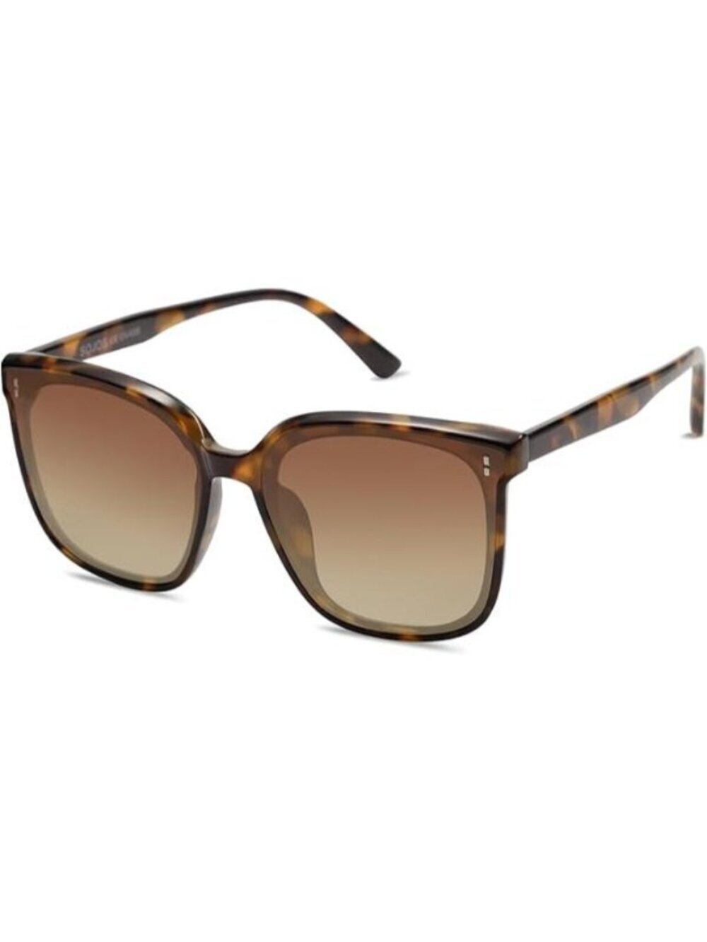 SOJOS Women's Trendy Sun Glasses Vintage Style Shades SJ2157 Brown Grey